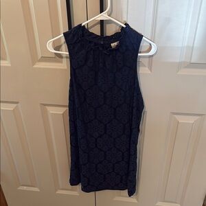 Paper Crane Navy Mini Dress